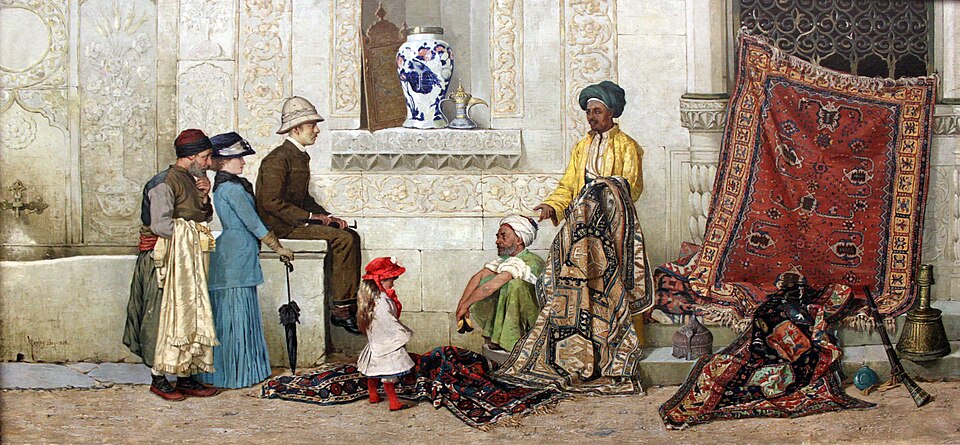 Persian Carpet Dealer — Osman Hamdi Bey, 1888